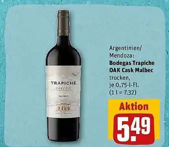 REWE Bodegas trapiche oak cask malbec Angebot