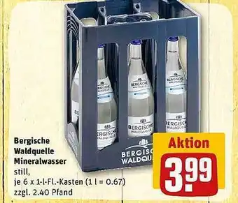 REWE Bergische waldquelle mineralwasser Angebot