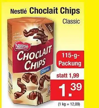 Zimmermann Nestlé choclait chips Angebot