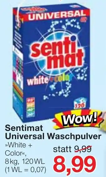 Jawoll Sentimat Universal Waschpulver Angebot