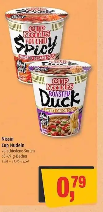 Markant Nissin cup nudeln Angebot