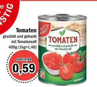 Aktiv Irma Tomaten geschält und gehackt mit tomatensaft Angebot