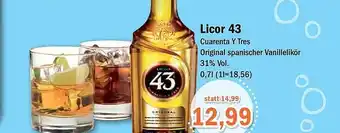 Aktiv Irma Licor 43 cuarenta y tres original spanischer vanillelikör Angebot