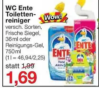 Jawoll Wc ente toilettenreiniger Angebot