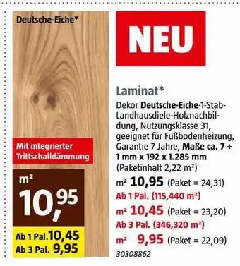 Bauhaus Laminat Angebot