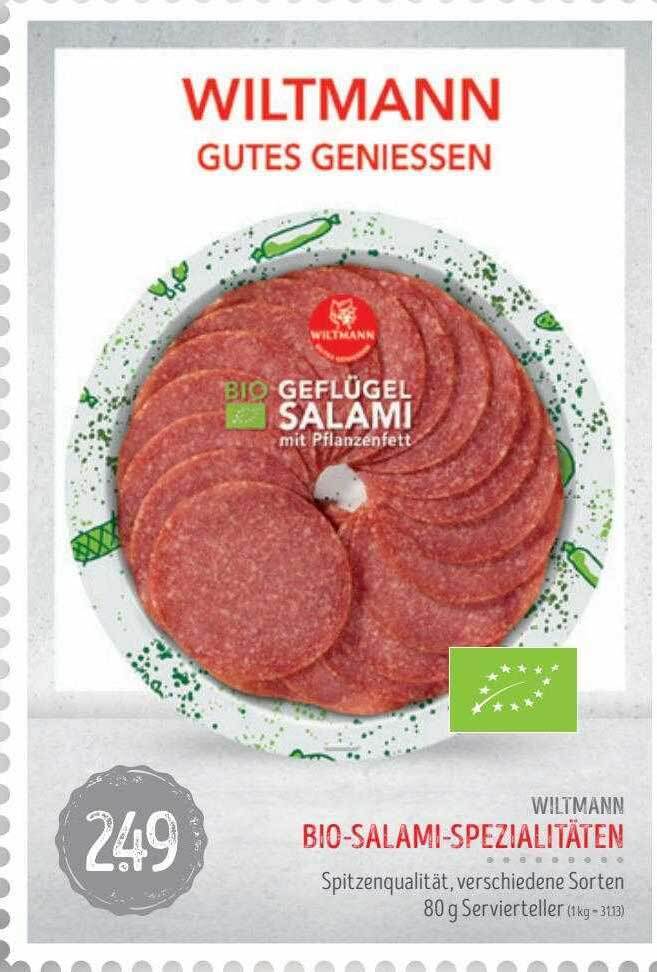 Wiltmann biosalamispezialitäten Angebot bei Edeka Struve