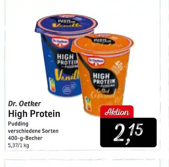 KONSUM Dr. oetker high protein pudding verschiedene sorten Angebot