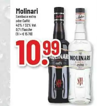 trinkgut Molinari sambuca extra oder caffé Angebot