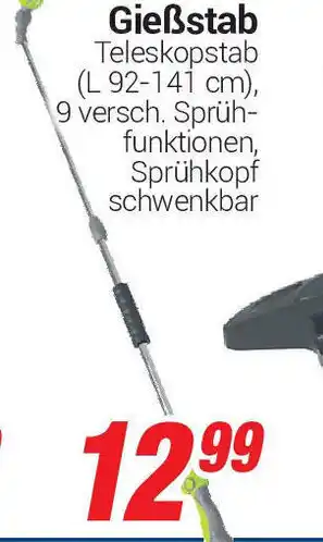 CENTERSHOP Gießstab Angebot