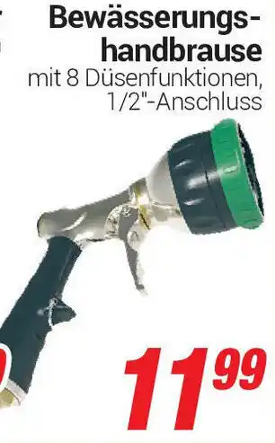 CENTERSHOP Bewässerungshandbrause Angebot