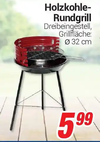 CENTERSHOP Holzkohle Rundgrill Angebot