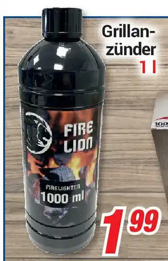 CENTERSHOP Grillanzünder 1L Angebot