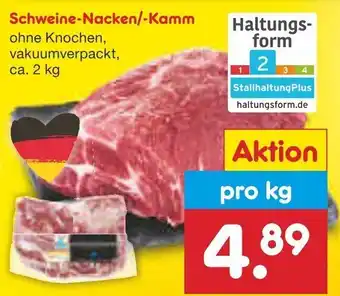 Netto Marken-Discount Schweine Nacken/Kamm 2 kg Angebot