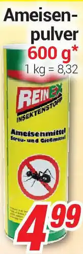 CENTERSHOP Ameisenpulver 600g Angebot