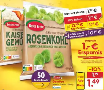 Netto Marken-Discount Beste Ernte Gemüse 1000 g Angebot