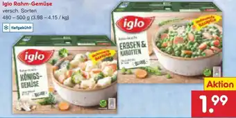 Netto Marken-Discount Iglo Rahm Gemüse 480-500 g Angebot