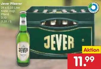 Netto Marken-Discount Jever Pilsener 24x0,33 Liter Angebot