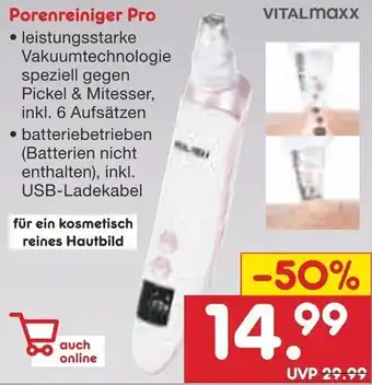 Netto Marken-Discount Vitalmaxx Porenreiniger Pro Angebot