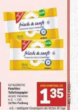 Marktkauf Gut & günstig feuchtes toilettenpapier Angebot