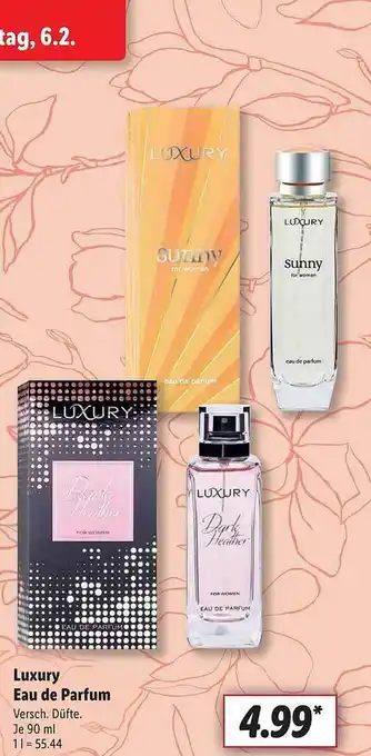 Lidl Luxury eau de parfum Angebot