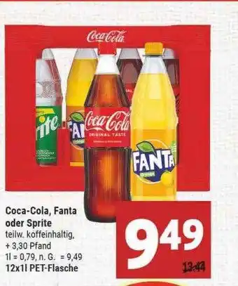 Marktkauf Coca-cola, fanta, oder sprite Angebot