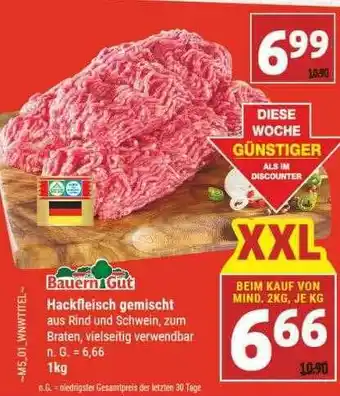 Marktkauf Bauern gut hackfleisch gemischt Angebot