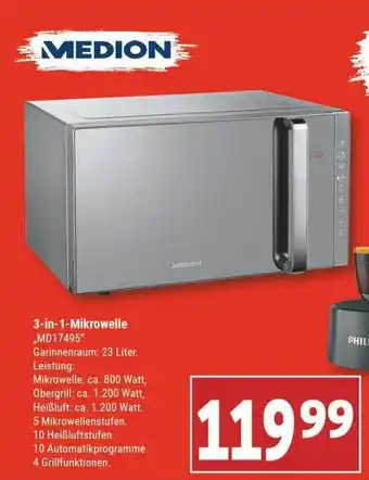 Marktkauf Medion 3in1-mikrowelle Angebot