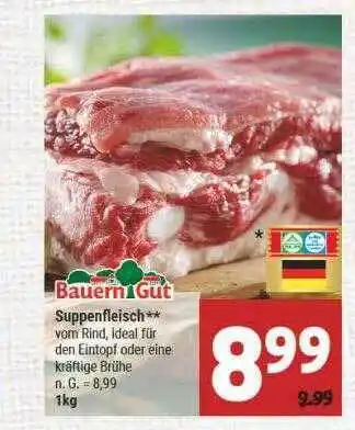 Marktkauf Bauern gut suppenfleisch Angebot