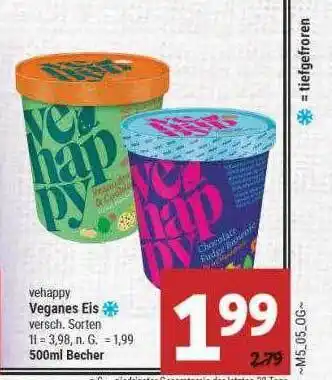 Marktkauf Vehappy veganes eis Angebot