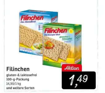 KONSUM Filinchen gluten-& laktosefrei packung Angebot