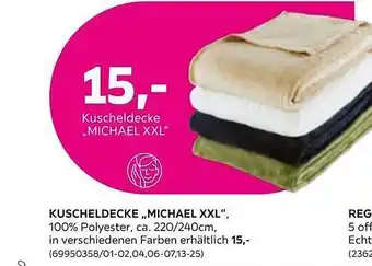 Mömax Kuscheldecke „michael xxl” Angebot