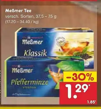 Netto Marken-Discount Meßmer tee Angebot