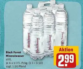 REWE Black forest mineralwasser Angebot