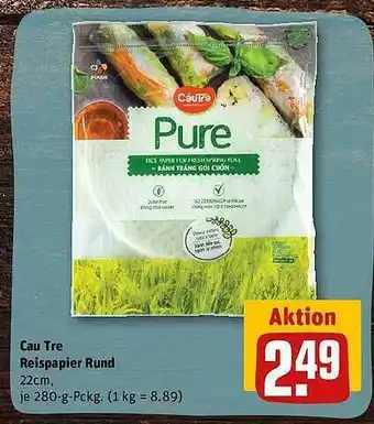 REWE Cau tre reispapier rund Angebot