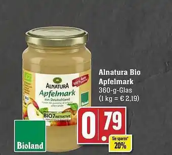 Scheck-in-Center Bioland alnatura bio apfelmark Angebot