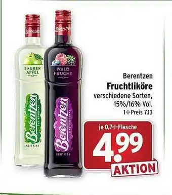 Wasgau Berentzen fruchtliköre Angebot