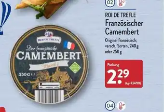 Aldi Nord Roi de trefle französischer camembert Angebot