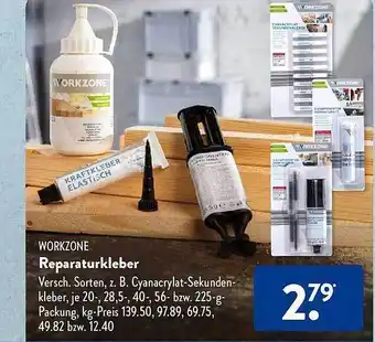 Aldi Süd Workzone reparaturkleber Angebot