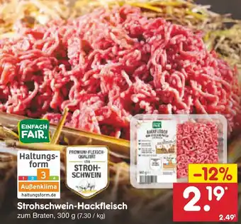 Netto Marken-Discount Strohschwein Hackfleisch 300 g Angebot