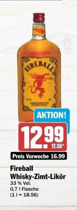 dodenhof Fireball whisky-zimt-likör Angebot