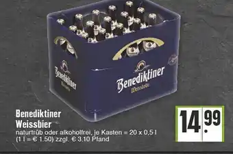 E-Center Benediktiner weissbier Angebot