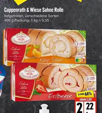 Edeka Coppenrath & wiese sahne rolle Angebot