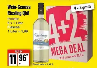 Edeka Wein-genuss riesling qba Angebot