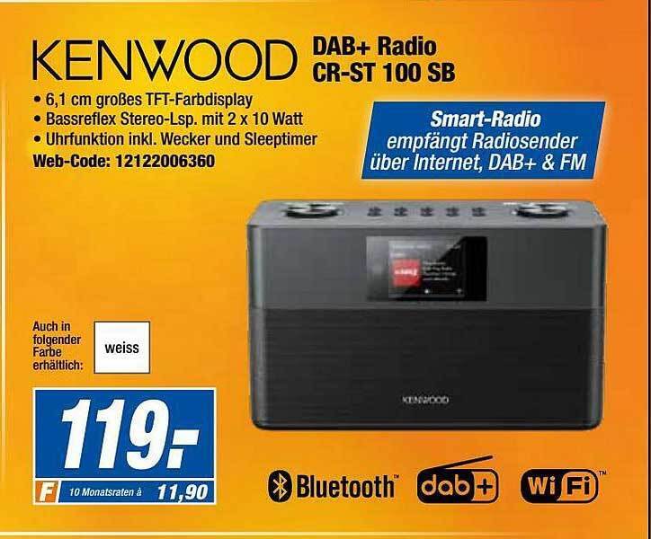 Kenwood dab+ radio crst 100 sb Angebot bei Expert