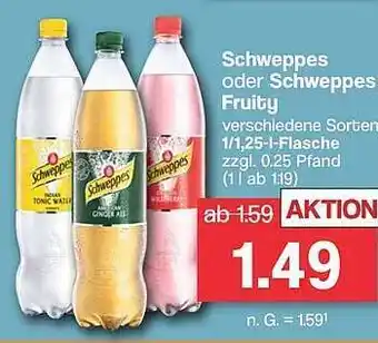 Famila Nord West Schweppes oder schweppes fruity Angebot