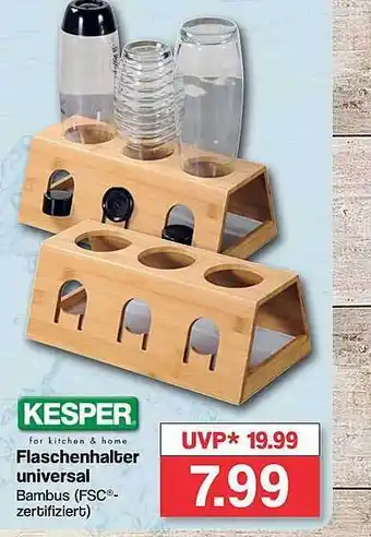 Famila Nord West Kesper flaschenhalter universal Angebot