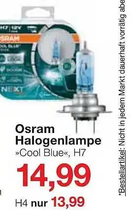 Jawoll Osram halogenlampe „cool blue“, h7 Angebot