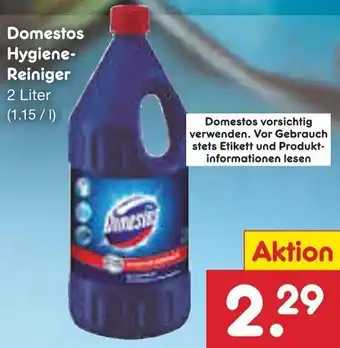 Netto Marken-Discount Domestos Hygiene Reiniger 2 Liter Angebot