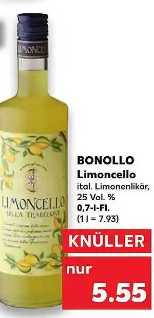 Kaufland Bonollo limoncello Angebot