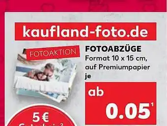 Kaufland Fotoabzüge Angebot